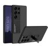Samsung S25+ Ultra-thin Plain Leather Phone Case: Creative Hard Shell, Stand Function, Protective Cover for S25 Ultra