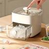 Square Ice Cube Machine Easy-press Lid Ice Cube Tray DIY Ice Cube Mold  Coffee