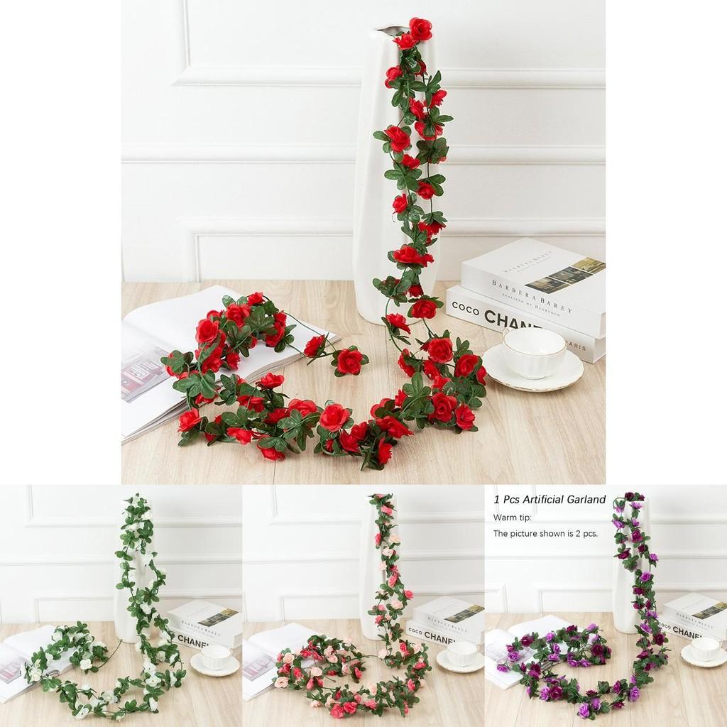 Stunning 2.5m Artificial Flowers Spring Small Peony Ivy Leaf Vine For Elegant Home Decor