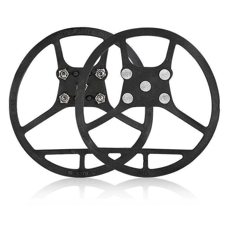Outdoor Sports Crampon Non-slip Shoe Stud Cover Snow Climbing Mud Anti-drop Forefoot Heel Elastic Shoe Stud Cover