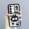 KEYSION Shockproof Case for Realme C85 5G with Lanyard Soft Silicone Cute 3D Cartoon Doll Phone Back Cover for Realme C85