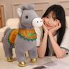Traditional Mascot Horse Stuffed Toys 25cm Lucky Chinese Zodiac Horse Cute Cartoon Animal Pony Plush Doll New Year