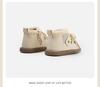Cozy Infant Boots - Warm Autumn/Winter Footwear for Boys & Girls, Versatile Korean Style Walker Shoes.