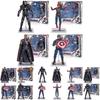 Avengers 4 Captain America Bewegliche PVC Actionfigur mit Ständerbox für Sammler