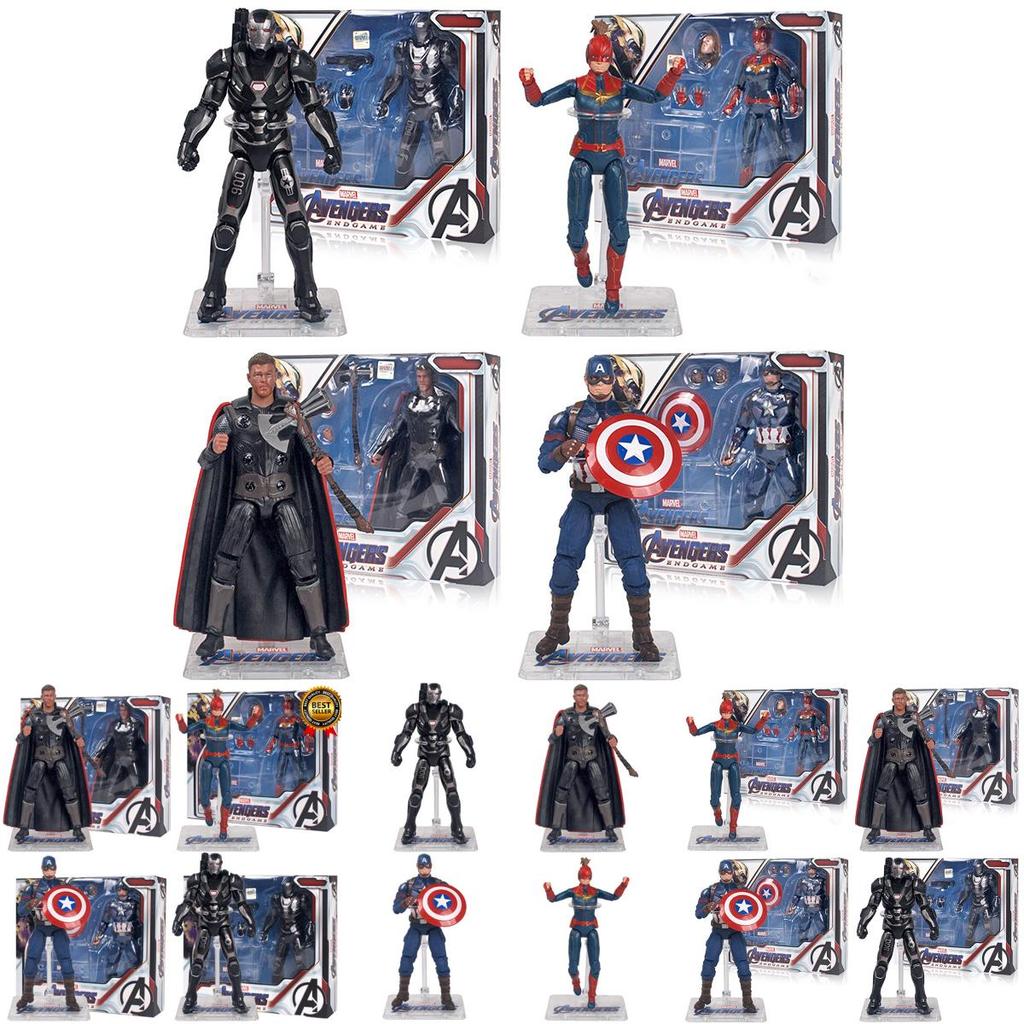 Avengers 4 Captain America Bewegliche PVC Actionfigur mit Ständerbox für Sammler