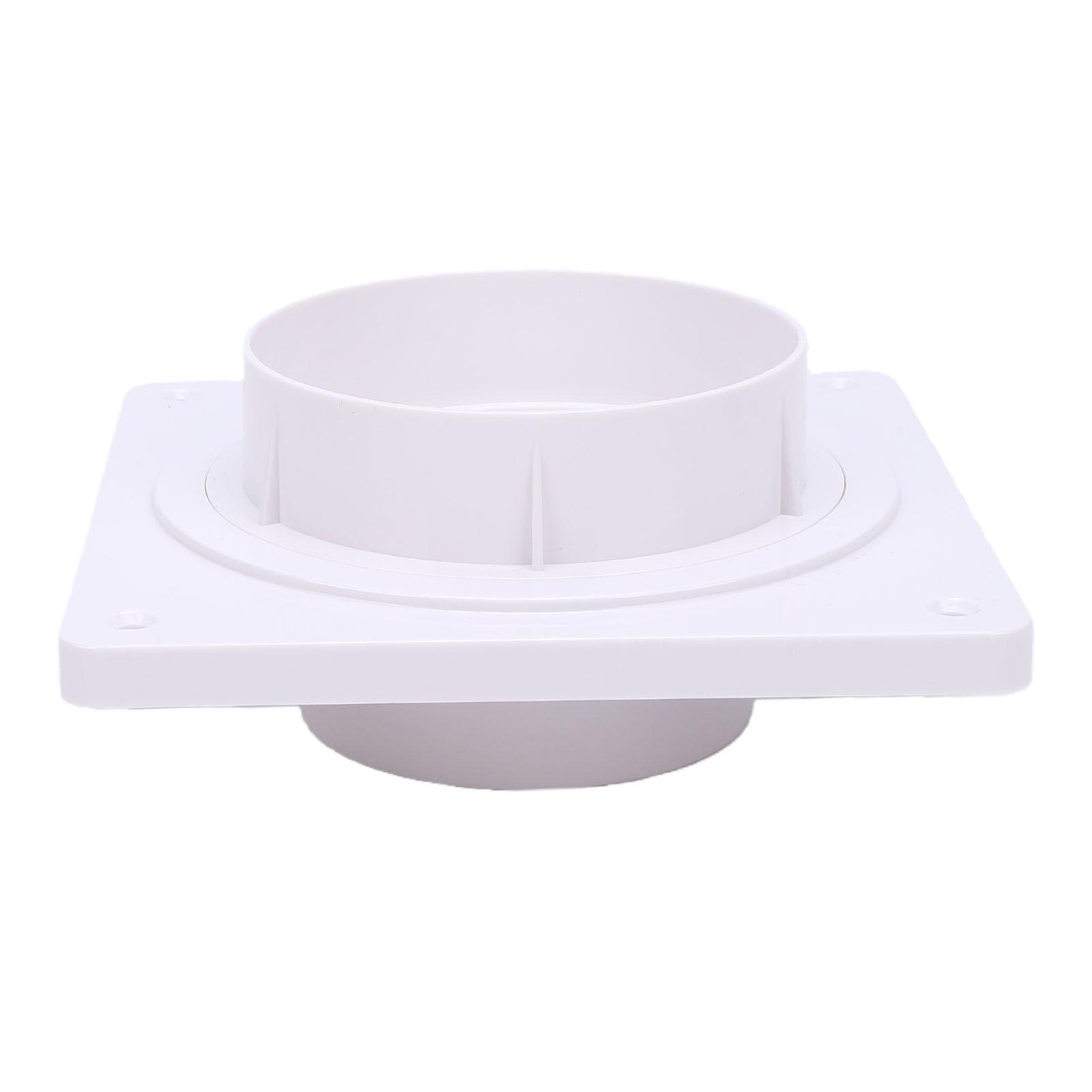 

Dryer Vent Connector Kit 7x7 Inch Dryer Vent Wall Plate and Hose Connector for 4 Inch Hoses