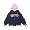 New Trendy Fashion Letter Printing Embroidered Baseball Uniform Female Couple retro Harajuku Loose American Street Jacket Women