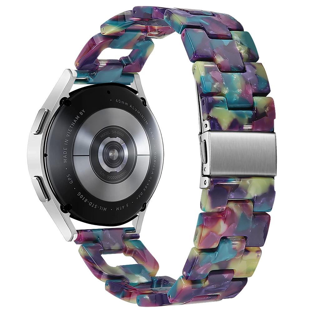 For Garmin Forerunner 245/245 Music Fashion D-Shape Resin Strap Bracelet Watchband
