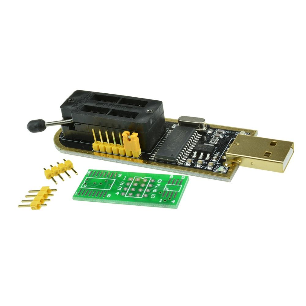 WCH341A USB to TTL/SPI/I2C Adapter Module 25-Series Chip Programmer STC Microcontroller Download Tool 3.3V 5V With LED Indicator