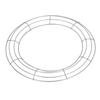 Wire Wreath Frame Round Metal Wreath Form with Ring Design for DIY Crafts Floral Projects Home Decor Holiday Weddings
