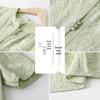 New Chinese Style Embroidered Short Sleeve Shirt for Middle-aged Women