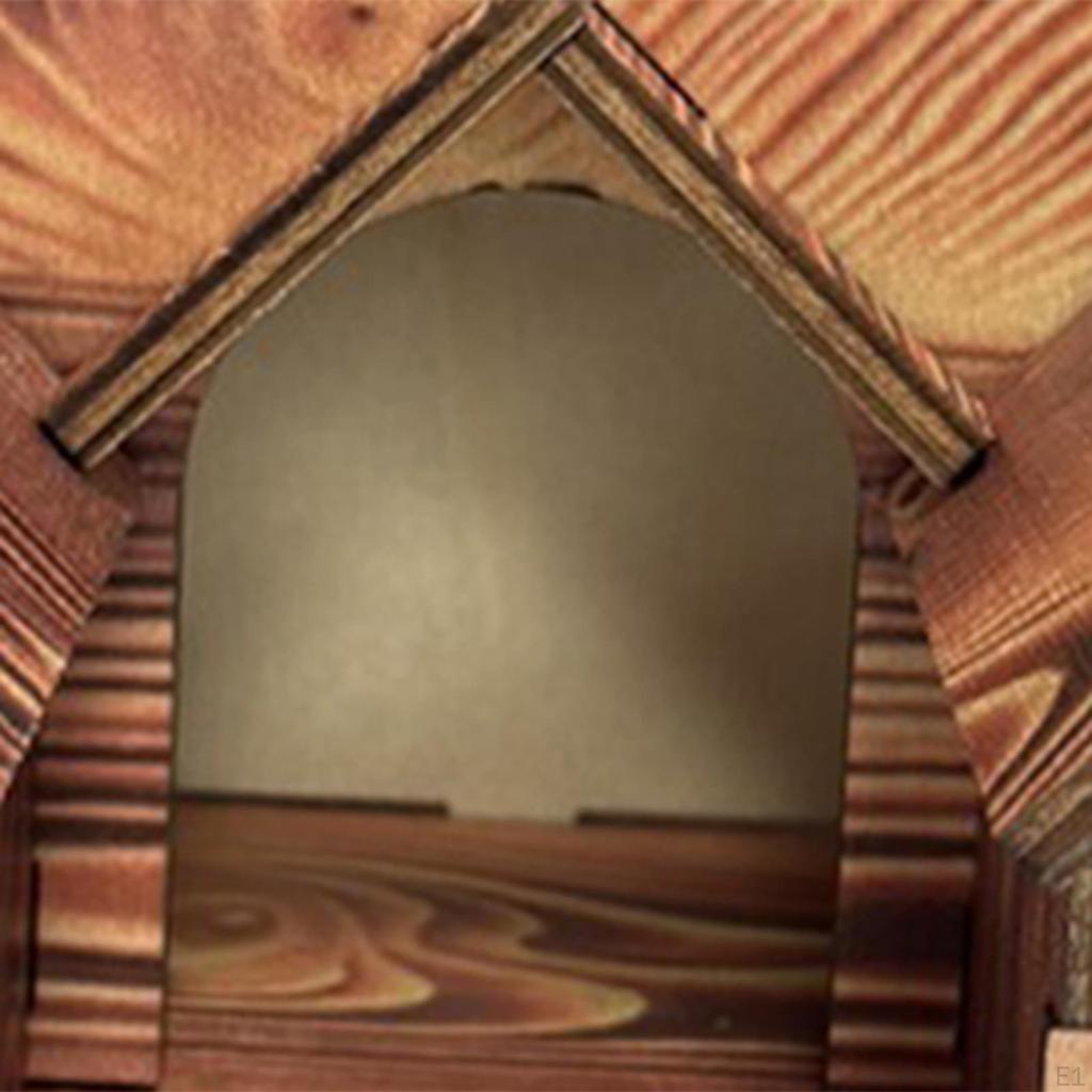 Wooden Bird House Birdhouse Courtyard Easy To Install Garden Hanging Hut Hummingbird Nest for