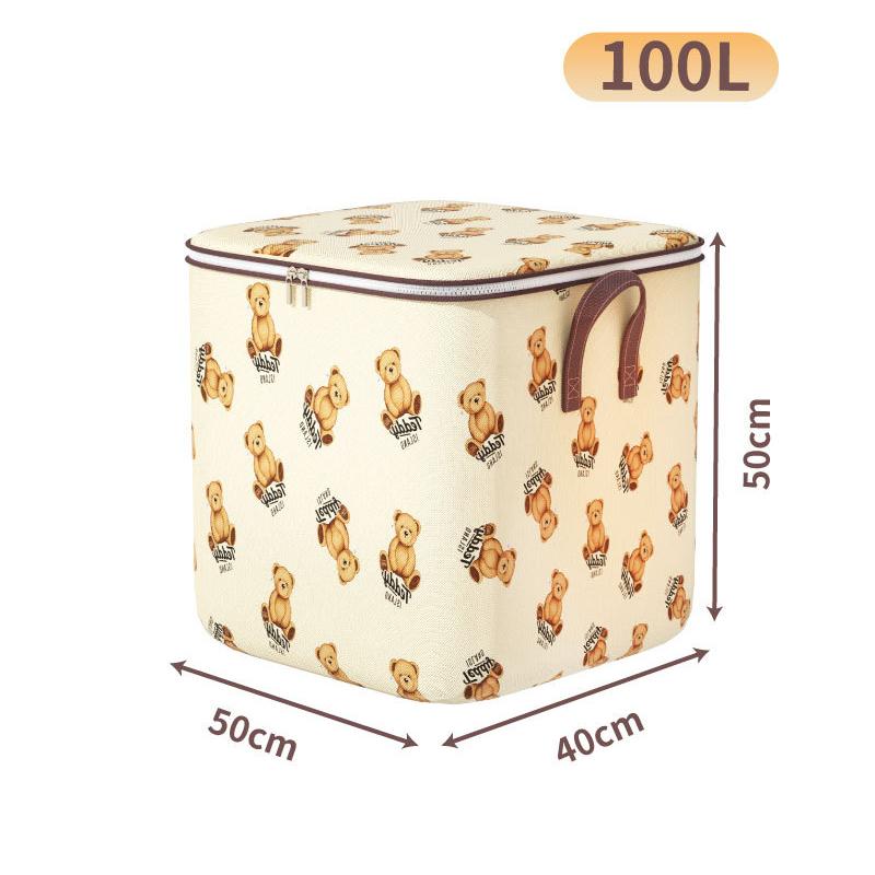 Large Capacity Clothes Storage Bags Closet Organizers Storage Bins Foldable Storage Toy Containers Box Dust-Proof Moving Bag