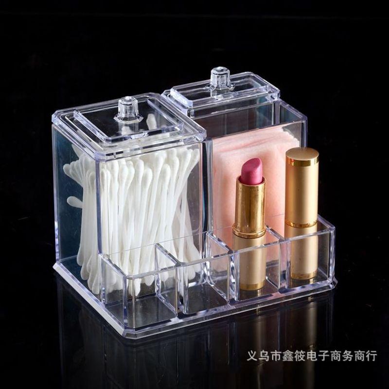 Gelipso - Organizator transparent din plastic pentru biroul de machiaj