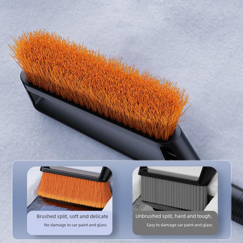 Car Snow Shovel Scraper Brush Defroster Tool - Multifunctional Winter Car Window Glass Ice Remover Cleaner