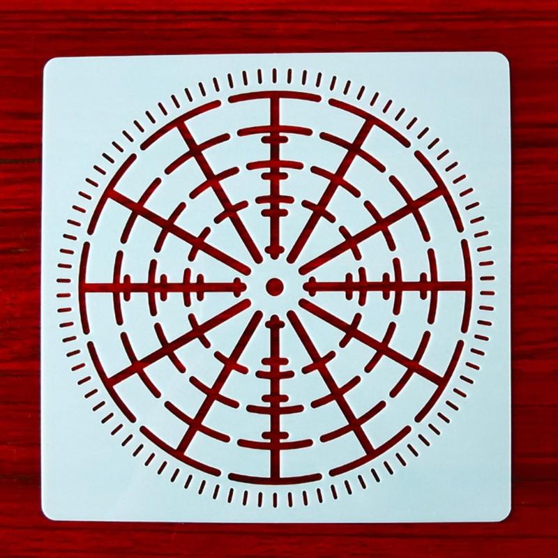 Pack of Precisions Cut Stencils Set Hollow Out Drawing Templates Suitable For Bulletin Boards And Creative Journals