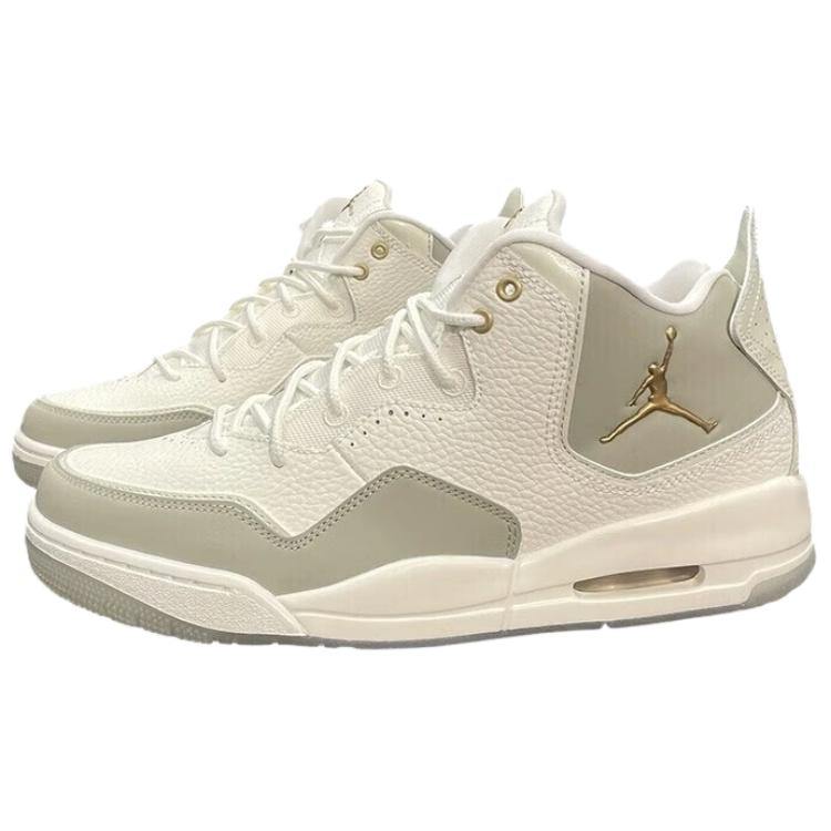 Jordan Courtside 23 Pelle Sintetica Resistente all'Abrasione Mid top Scarpe da Basket Vintage da Uomo Beige IQ9782-171
