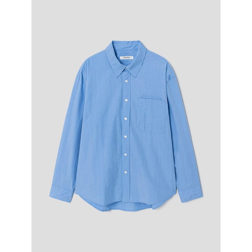 8Seconds Cotton Nylon Oversized Shirt Sky Blue Sky Blue/M