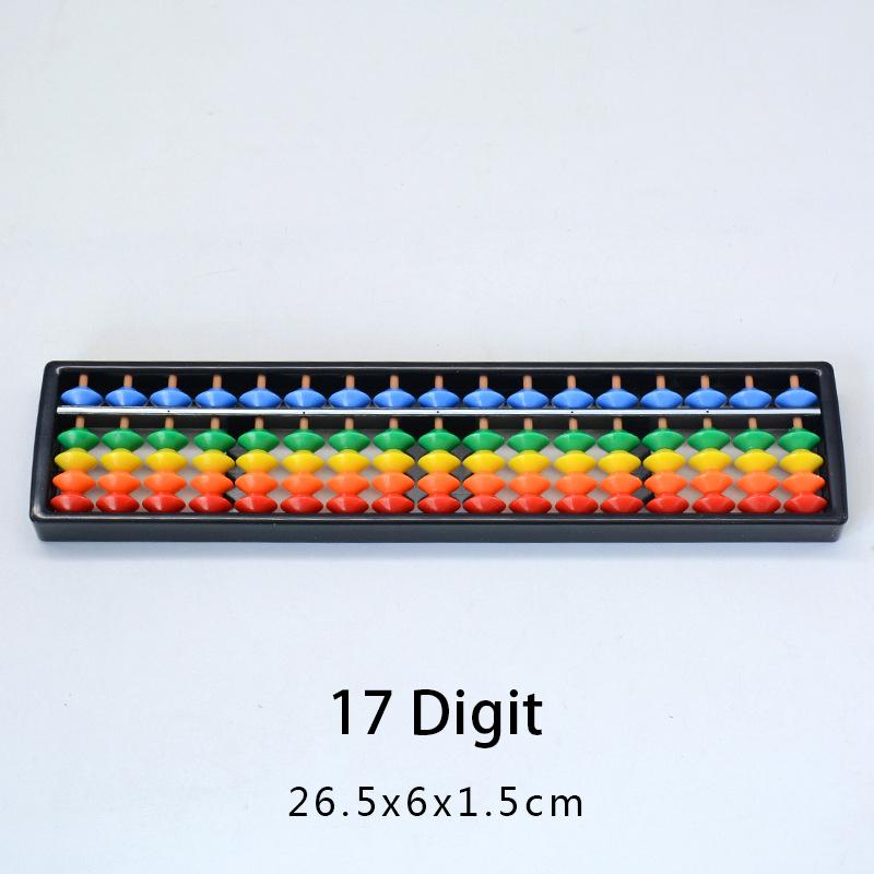 7/9/1113/15/17 Column Plastic Abacus Soroban Calculating Tool Montessori Math Toy For Kids Arithmetic Mental Arithmetic Learn