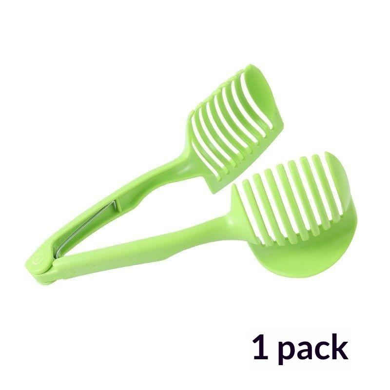 Handheld Fruit Slicer Clip Lemon Tomato Onion Cutter Holder Safe Hand‑Held Cutting Aid Kitchen Gadget for Vegetable Fruit Prep 1