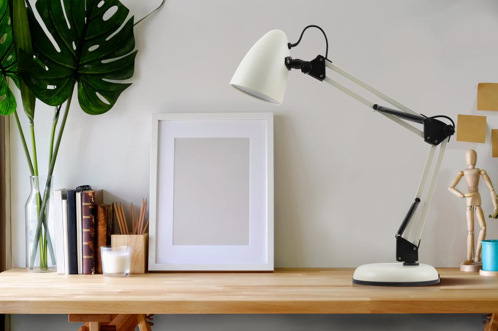 Lampa Biurkowa Notari 1 Gu10 Biały Italux Tb-29928-Bg