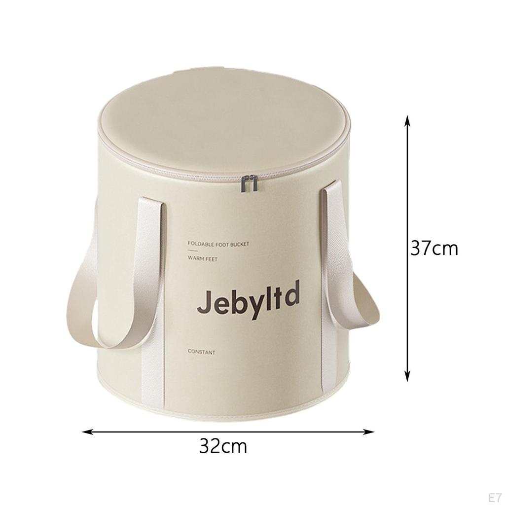 Collapsible Foot Basin Soaking Bucket Foldable Water Container Dormitory Bath