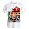One Piece Luffy Straw Hat Crew Graphic T Shirt Men Women Anime Print Casual Short Sleeve Tee Streetwear Tops Y2k 2026 Summer New