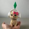 Pisică Drăguță Plumbob Dansatoare Ornament pentru Mașină Figurină Inspirată din The Sims Decor Creativ pentru Bordul Mașinii și Decor pentru Birou Acasă