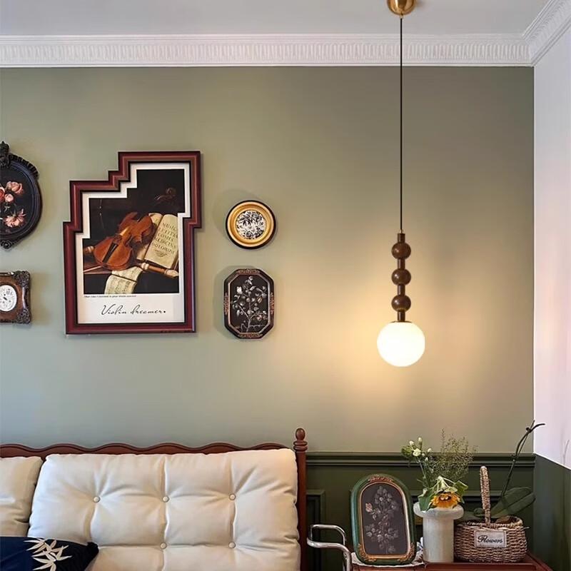 UOSU French Vintage Wabi-sabi Bedside Pendant Lamp