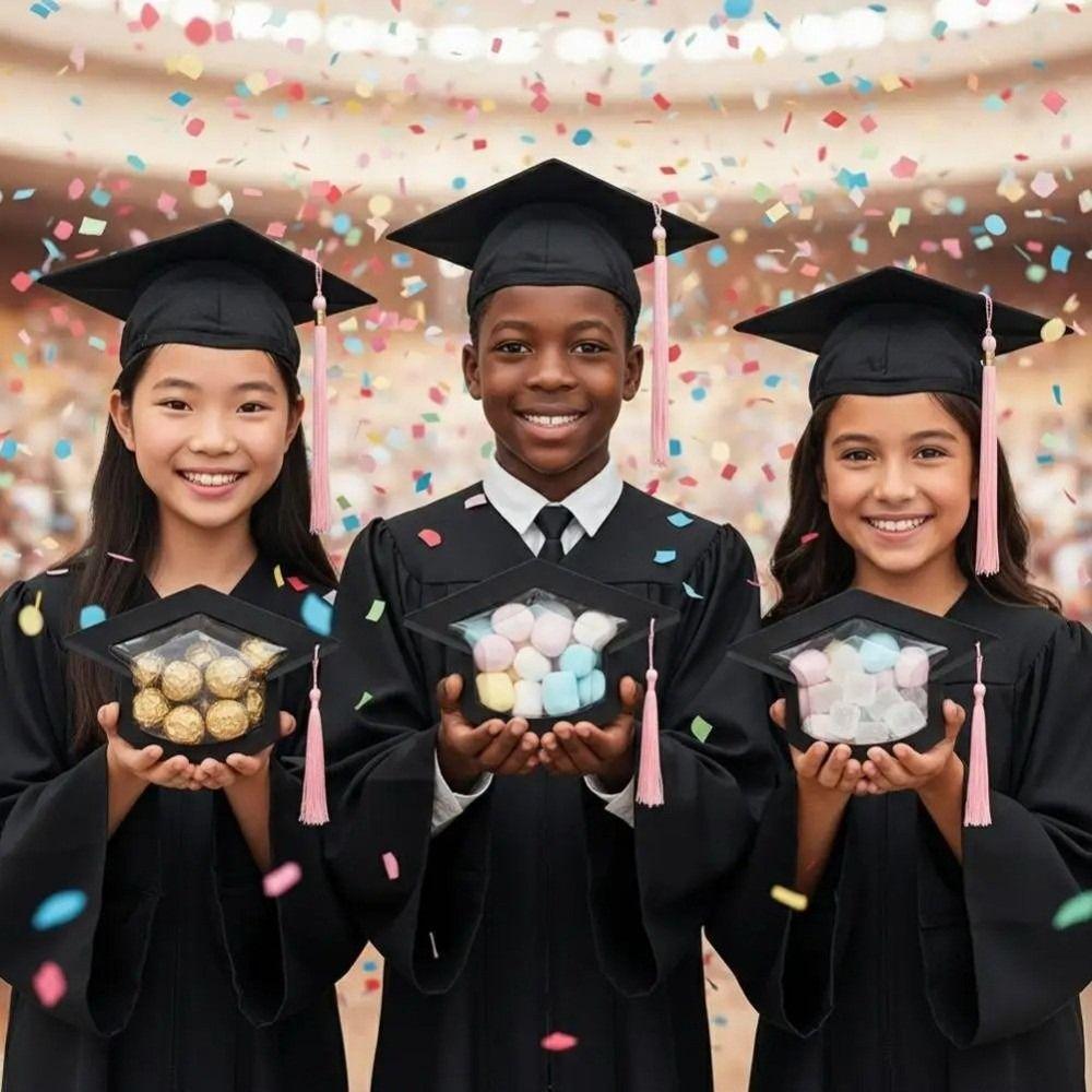5/10Pcs DIY Graduation Candy Dome Portable Chocolate Container  Themed Party Supplies