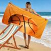 Basketball 2D Flat Print Beach Towel, Large Soft Quick Dry Towel for Beach Camping Swimming.MSTJ0918403