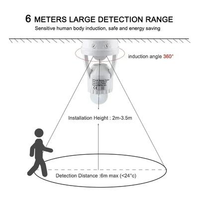E27 LED-Glühbirne Bewegungssensor Schalter Lampenfassung PIR Smart Lichtschalter Infrarot-Lampenfassung für menschlichen Körper Bewegungsmelder Lampensockel