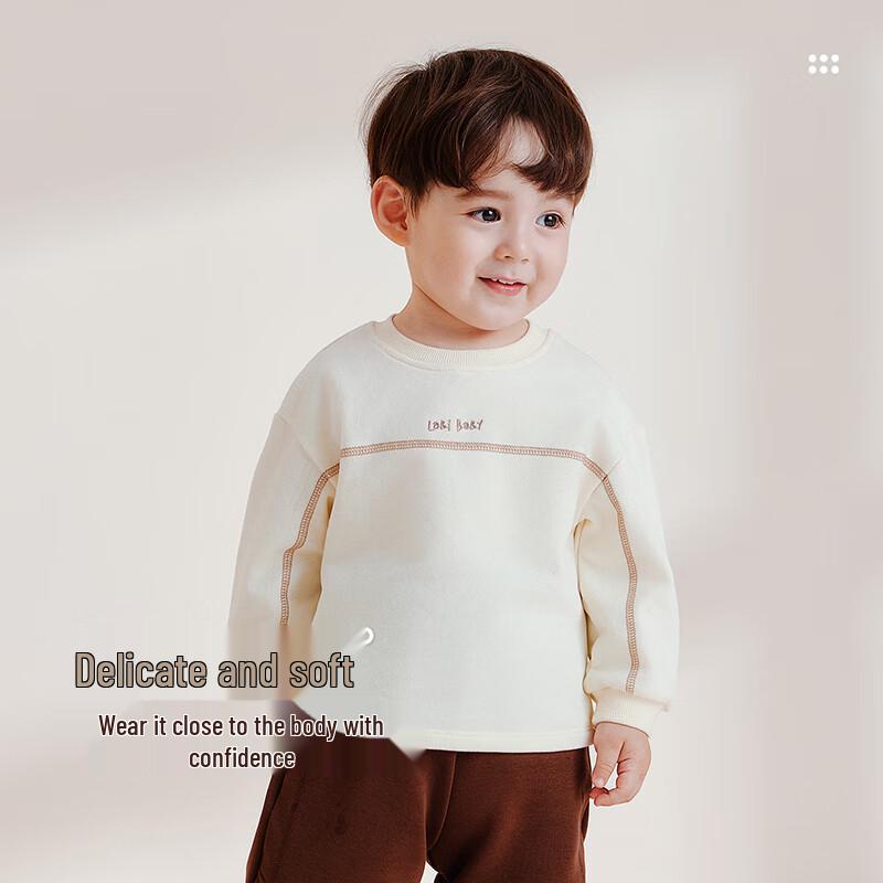 LABI Children's Loose Fit Long-Sleeve Pullover Sweatshirt