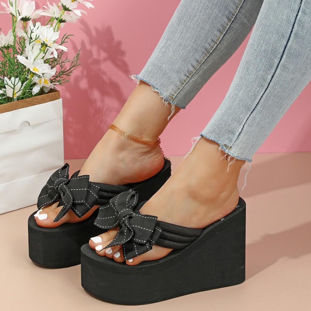 Casual Flip Flops For Women With Thick Sole And Nonslip Tpr Bottoms For Beach And Pool Use