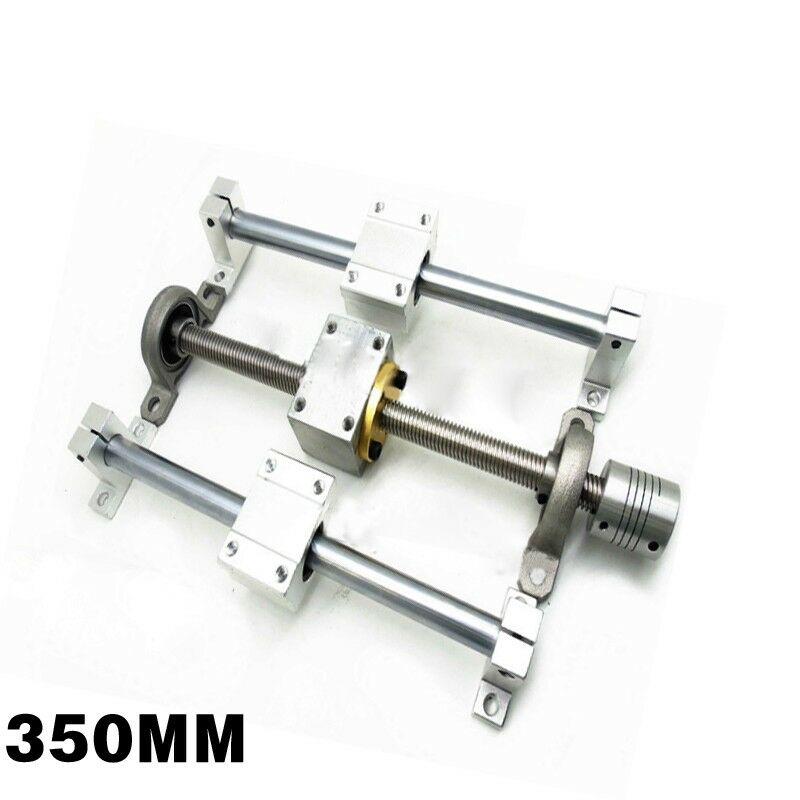 Set Di Binari Di Guida E Vite Di Comando Tr8x2, Con Asta Filettata T8, Dadi In Ottone E Supporto Orizzontale, Per Stampanti 3D E Macchine Utensili