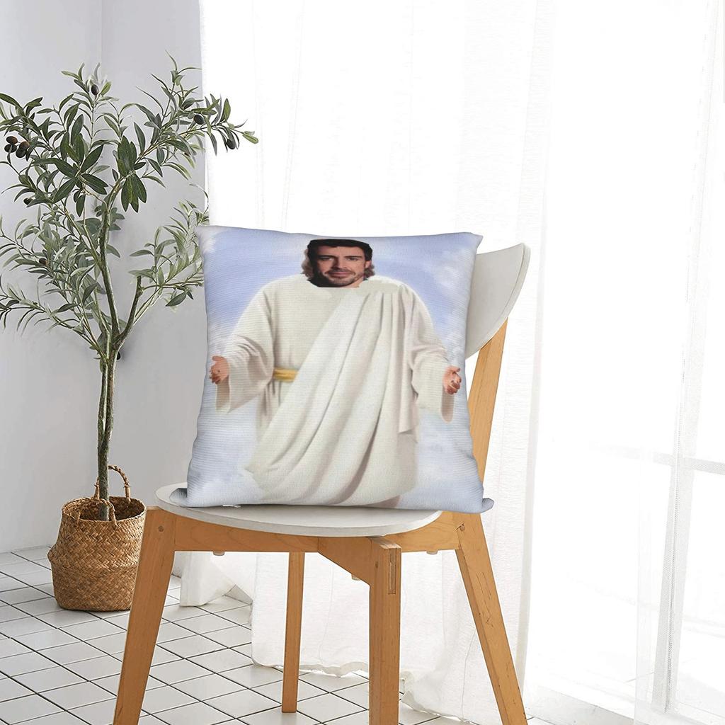 Fernandos Alonsos Pillow Case  Comfy Pillow Cover For Sofa Bedroom Home Decor Kawaii Pillowcases
