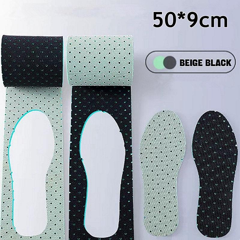 1Roll DIY Self-Cut Insoles Kids Adults Breathable Comfort Non Slip Shoe Pads Soft Plantar Fasciitis Memory Foam Shoes Insole