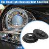 2pcs Car Headlight Housing Dust Seal Cap 70mm Universal for  Headlamp LED Rubber