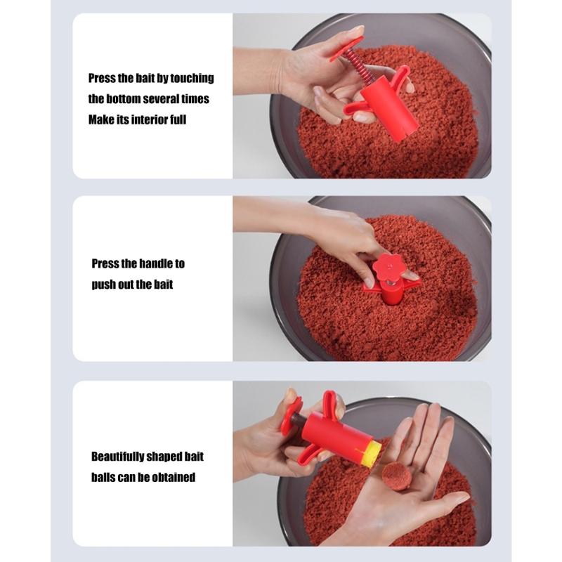 Fishing Equipment Accessories Baits Press Lure Shaping Tool Lure Pressing Tool Portable Baits Former Maker Shaper