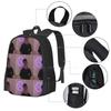 Yung Hurn Phone Case School Bag Big Capacity Backpack Laptop Yung Hurn Fashion New York Pattern London Paris France Band