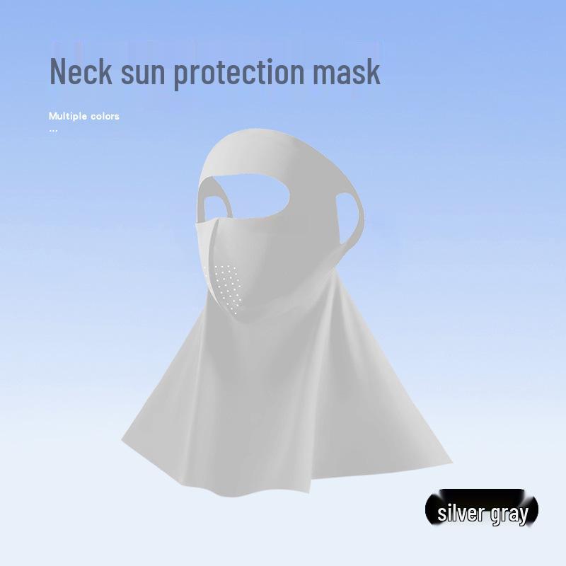 Ice Silk Women's Sunscreen Mask: UV Protection, Breathable, Stylish Design, Protects Eye Corners, 2024 Edition