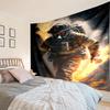 Firefighter In Action Tapestry Room Decoration Wall Hanging for Living Room Bedroom, dormitory, Birthday and Christmas gifts