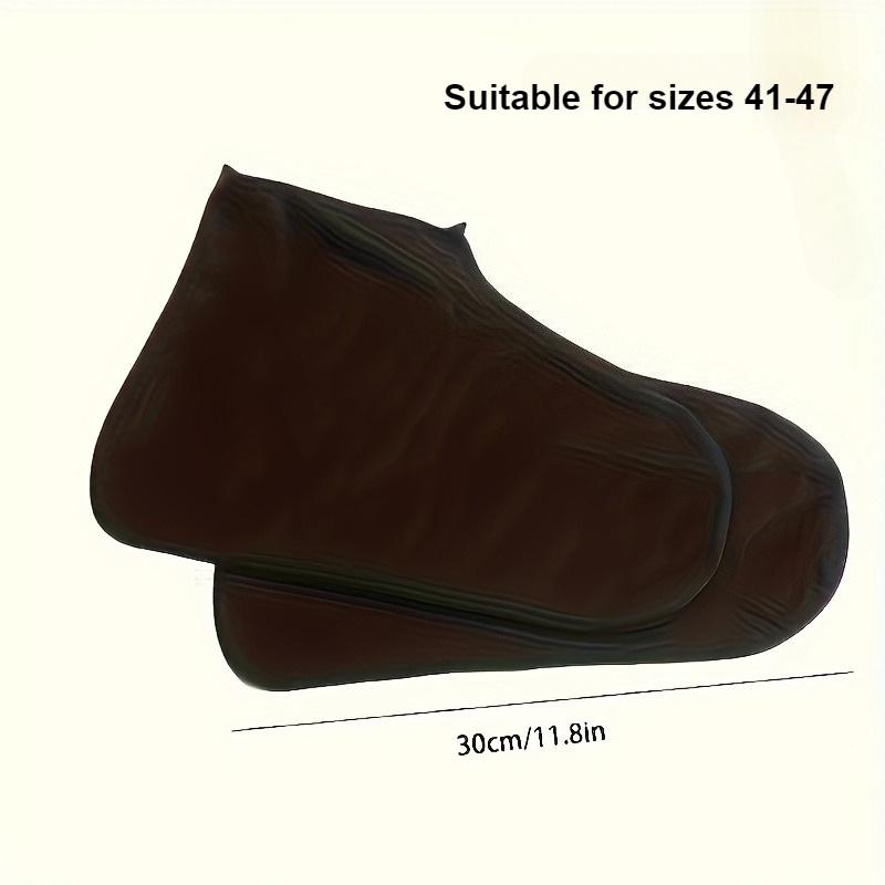 Wasserdichte Schuhüberzieher Rutschfeste Regenstiefelüberzieher Verdicktes Latex Verschleißfest Outdoor Regendicht Silikon Stiefelüberzieher für Männer und Frauen.