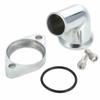 90° Swivel Polished Water Neck Thermostat Housing For SBC Chevy 327 350 396 454