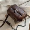 Retro Elegant Shoulder Bags For Women 2026 Trendy Korean Style Versatile Textured Crossbody Bag Fashionable Small Square Bag