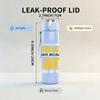 1PC Problems I Don’t Have Math Slogan Print 750ml Color Plastic Sports Water Bottle Leakproof Flip Straw Lid Suitable for Sports Office Home Use