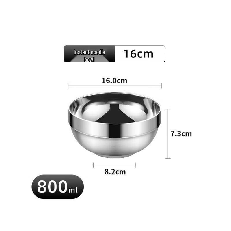 

Huihuang 304 Stainless Steel 16cm Food Grade Bowl