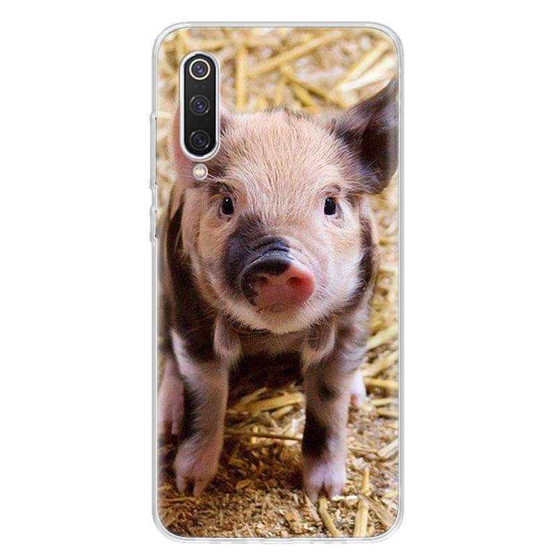 Mini Haustier Klein Niedlich Schwein Hülle Handyhülle Für Xiaomi Redmi Note 10 Pro Max 10S 9 9S 9T 8 8T 11T 11S 11 5G 11E 7 6 5 4X Coque