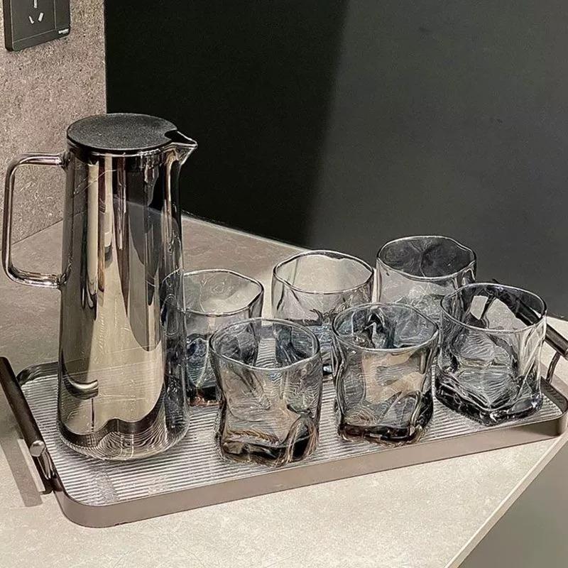 High Temperature Resistant Glass Water Kettle Cup Set