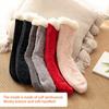 Anti Slip Plush Floor Socks Fluffy Fleece Socks Women Fashion Thick Thermal Socks  Indoor